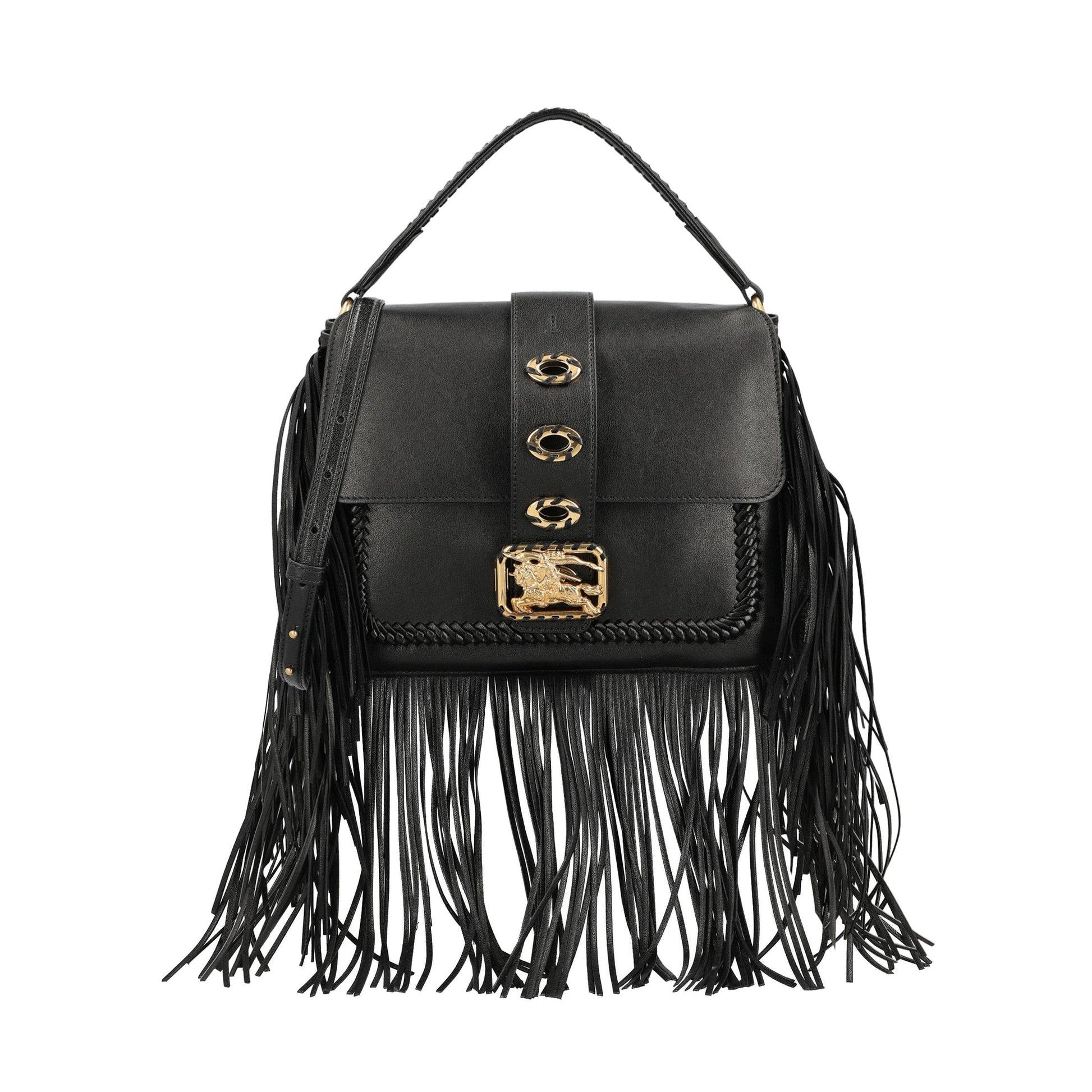 Burberry Women's Rider Small Shoulder Bag in Black