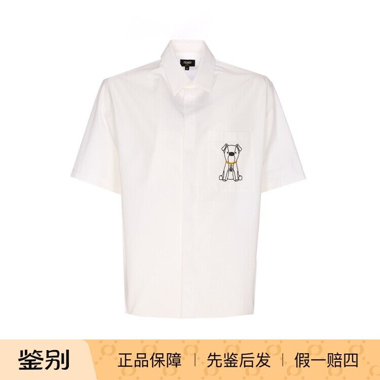 Fendi Men's Ito Shirt in White