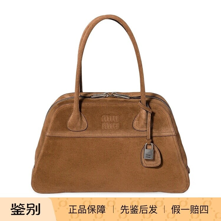 Miu Miu Women's Vivant Shoulder Bag in Brown
