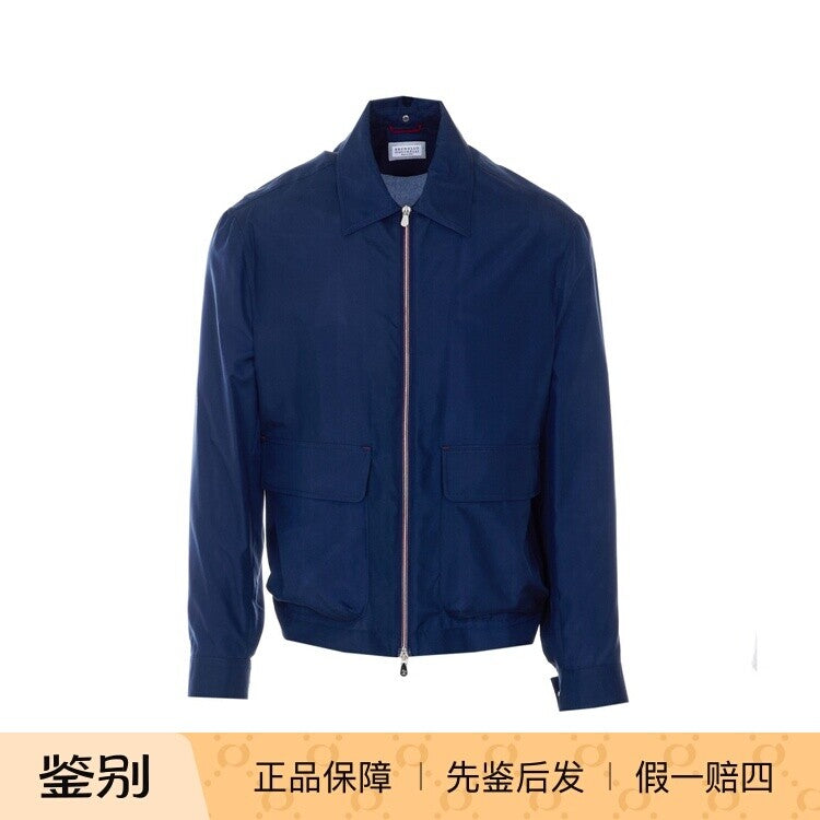 Brunello Cucinelli Men's Bc 26 Jacket in Blue