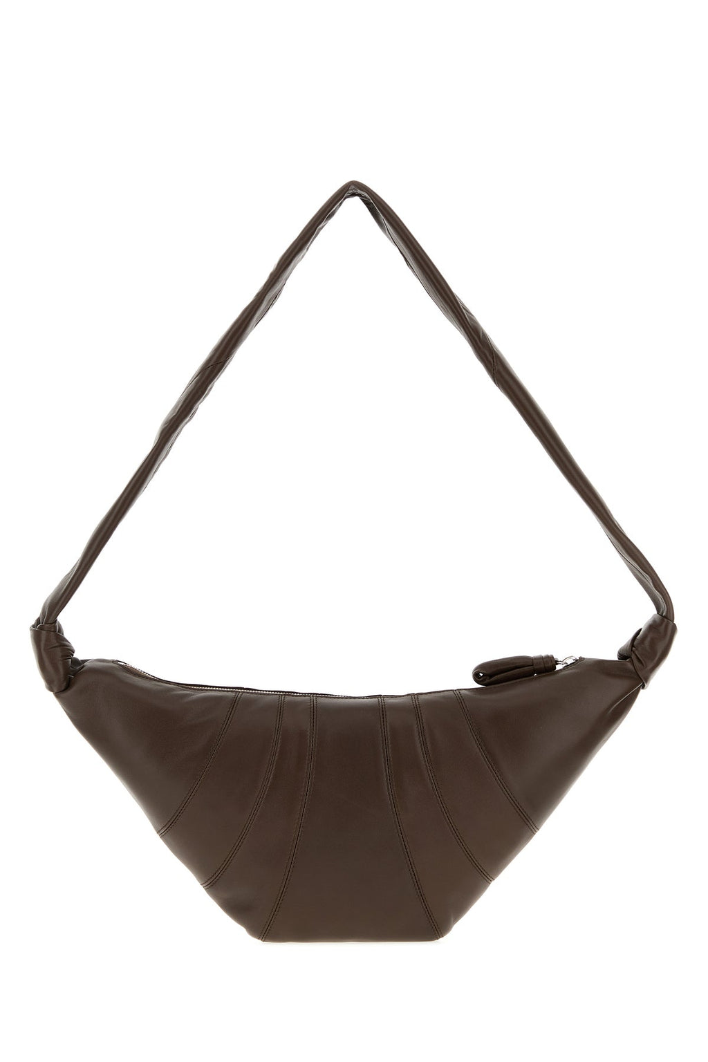 Lemaire Women's Shoulder Bag in Chocolate Lambskin - view 3