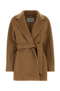Max Mara Women's Wool Mondina Coat in Camel - view 1