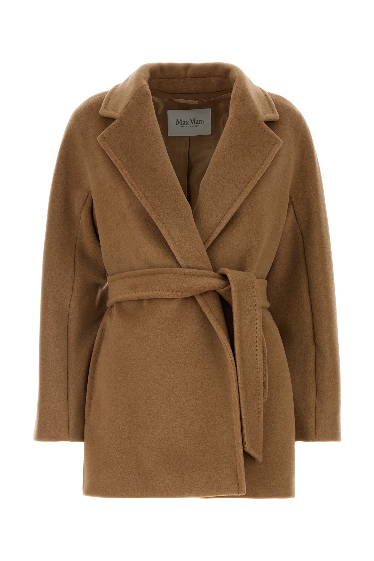Max Mara Women's Wool Mondina Coat in Camel - view 1