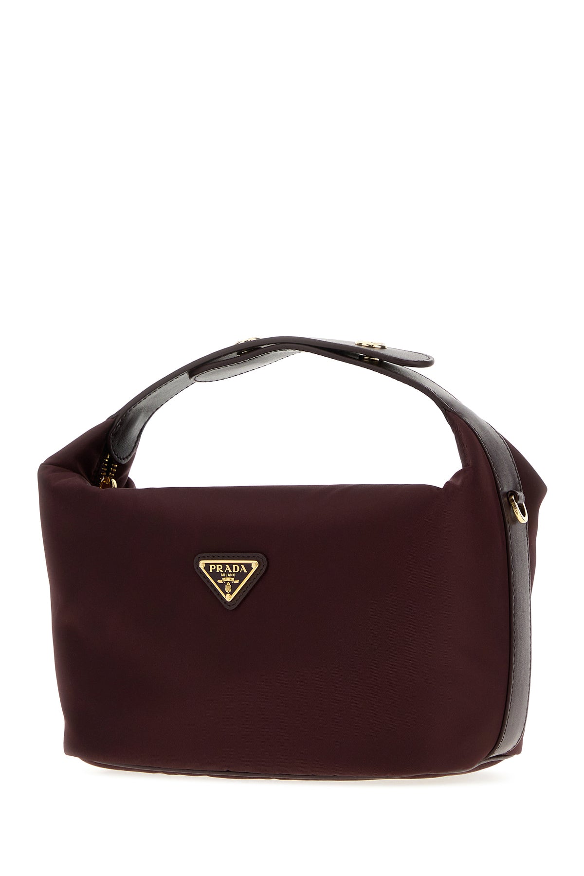 Prada Women's Re-Nylon Mini Cherie Handbag in Dark Brown - view 2