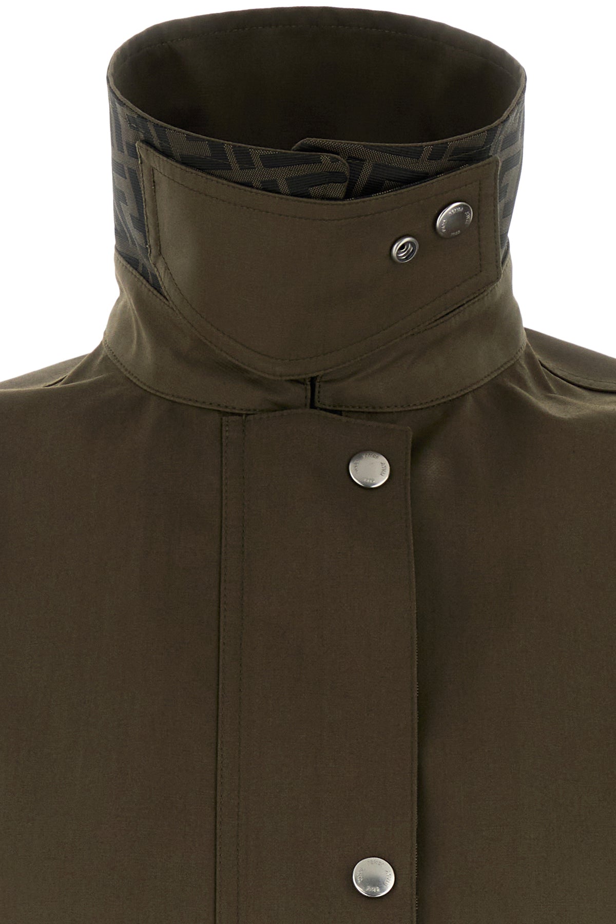 Fendi Women's Drill Jacket in Army Green - view 3