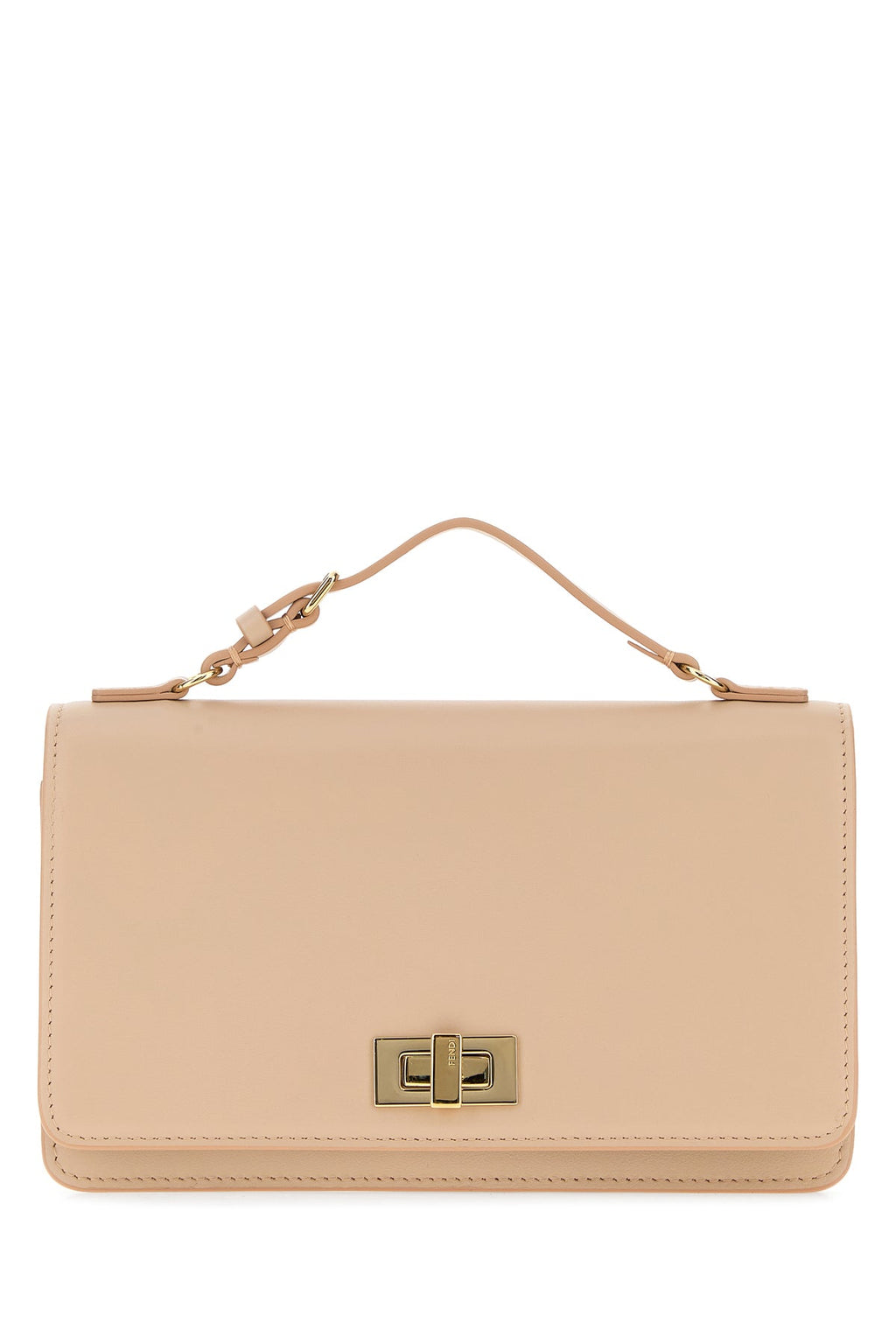 Fendi Women's Leather Peekaboo Wallet in Antiqued Pink - view 1