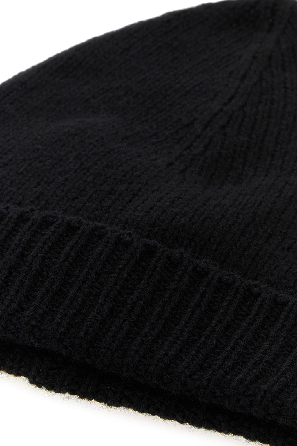 The Row Women's Cashmere Blend Pavir Beanie Hat in Black - view 3