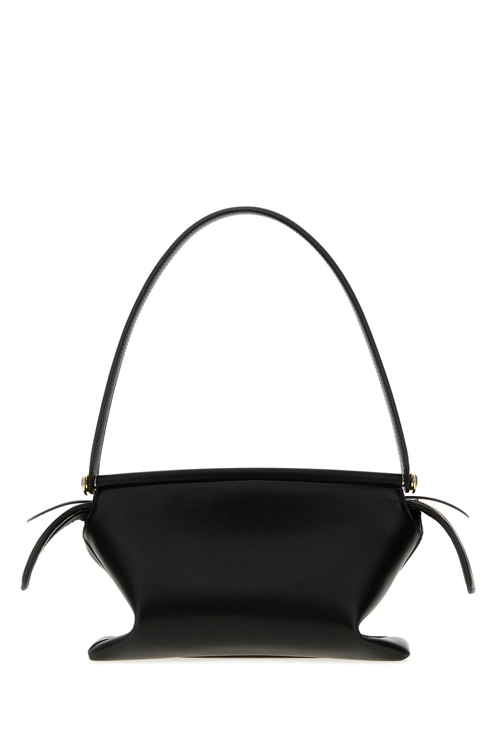 Loewe Women's Small Whisker Shoulder Bag in black leather - detail