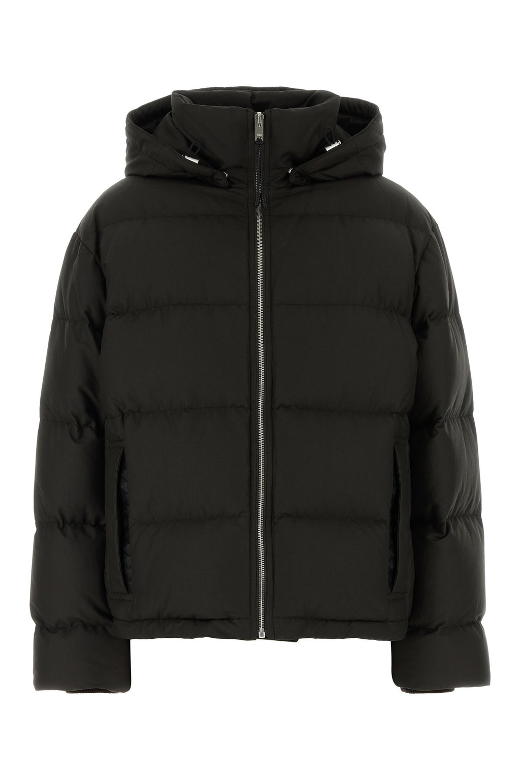Bottega Veneta Women's Cotton Blend Down Jacket in Black - view 1