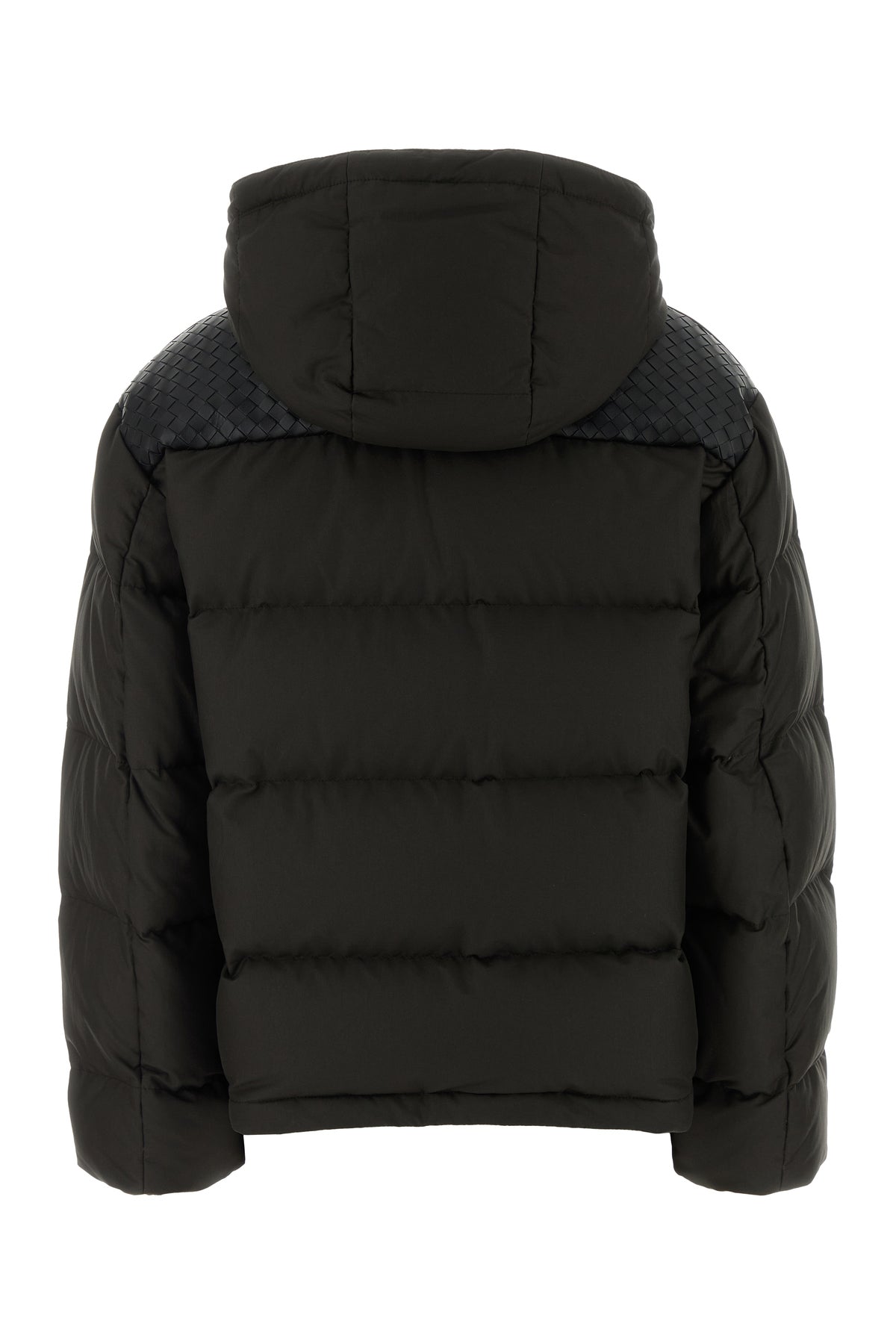 Bottega Veneta Women's Cotton Blend Down Jacket in Black - view 2