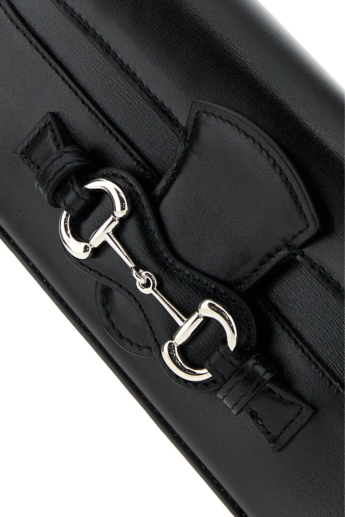 Gucci Women's Leather Crossbody Bag in black - interior