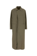 Gucci Women's Cotton Trench Coat in Army Green - view 1