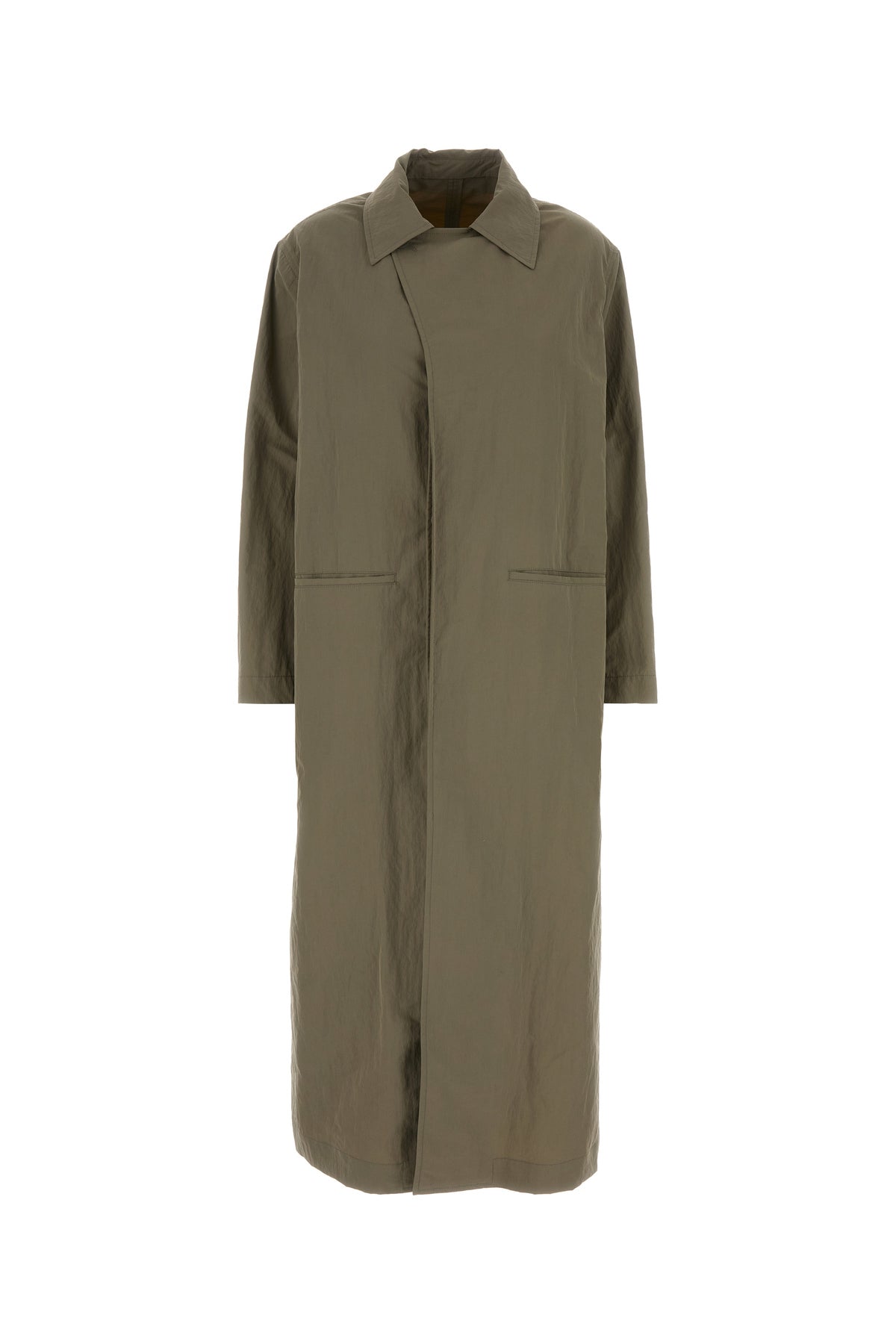 Gucci Women's Cotton Trench Coat in Army Green - view 1