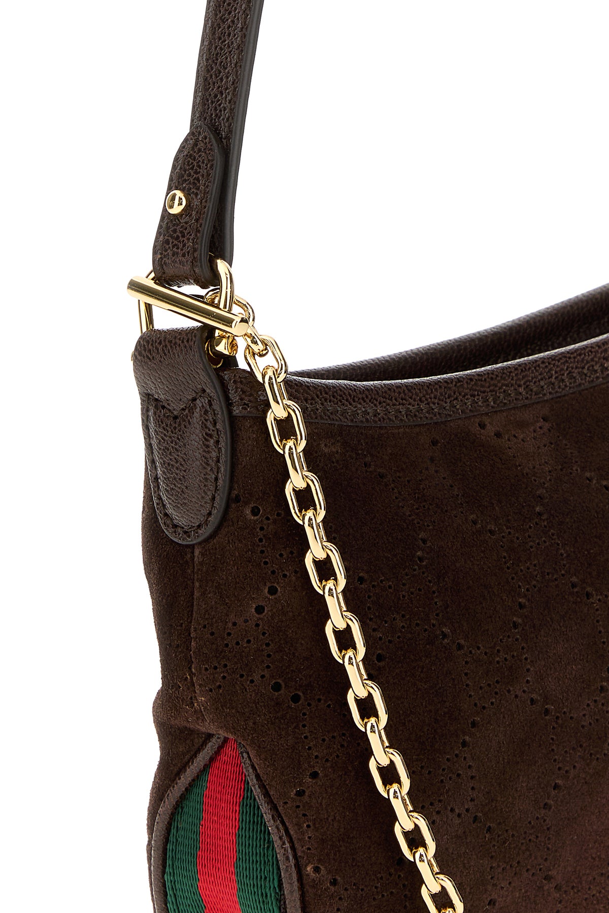 Gucci Women's Suede Shoulder Bag in Brown - view 4