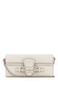 Gucci Women's Leather Crossbody Bag in white - front view