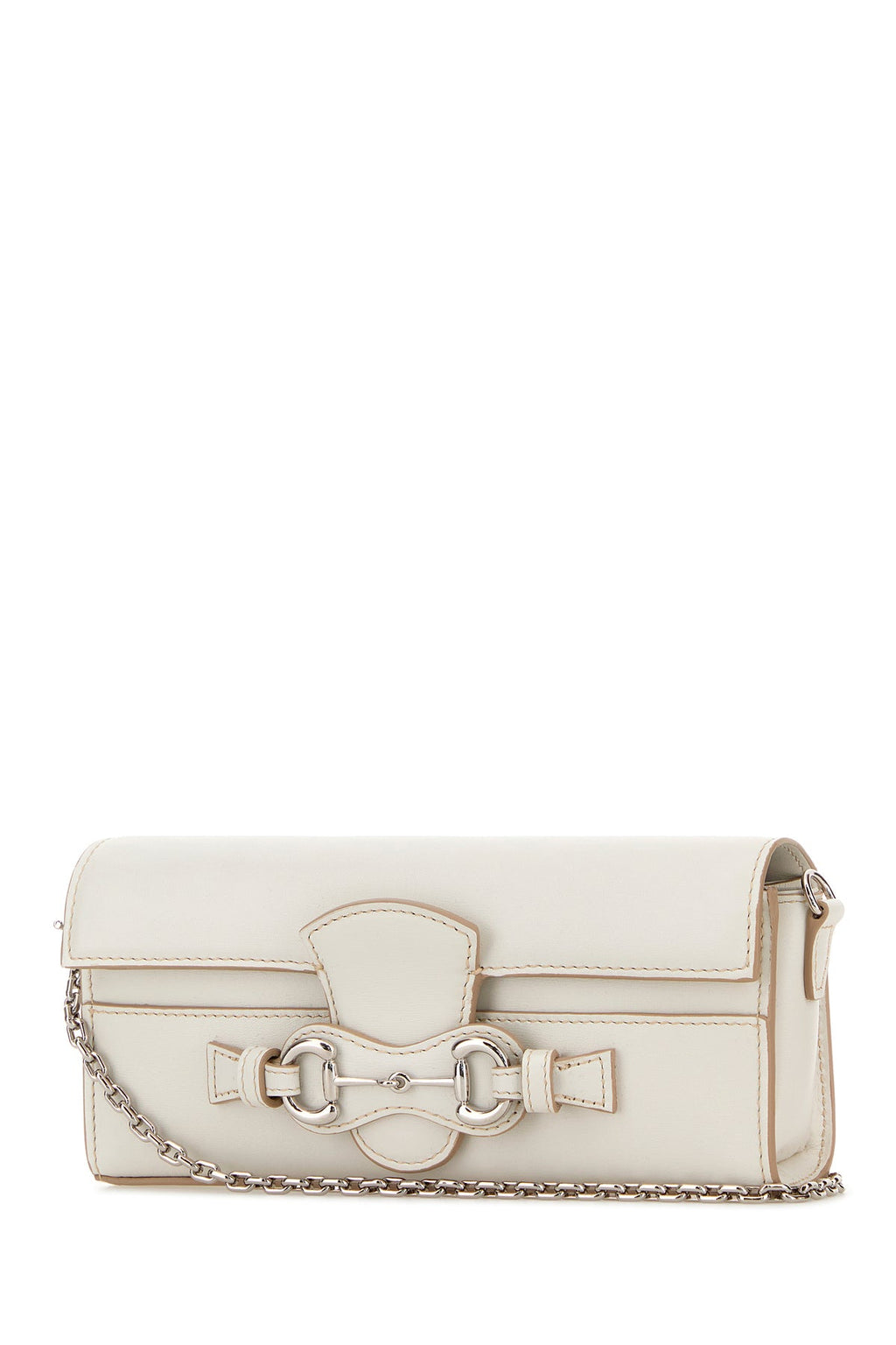 Gucci Women's Leather Crossbody Bag in white - side view