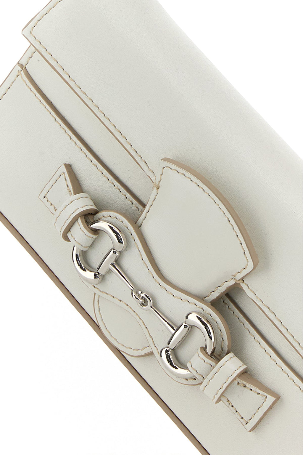 Gucci Women's Leather Crossbody Bag in white - interior