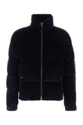 Moncler Men's Corduroy Esparron Jacket in Midnight Blue - front view