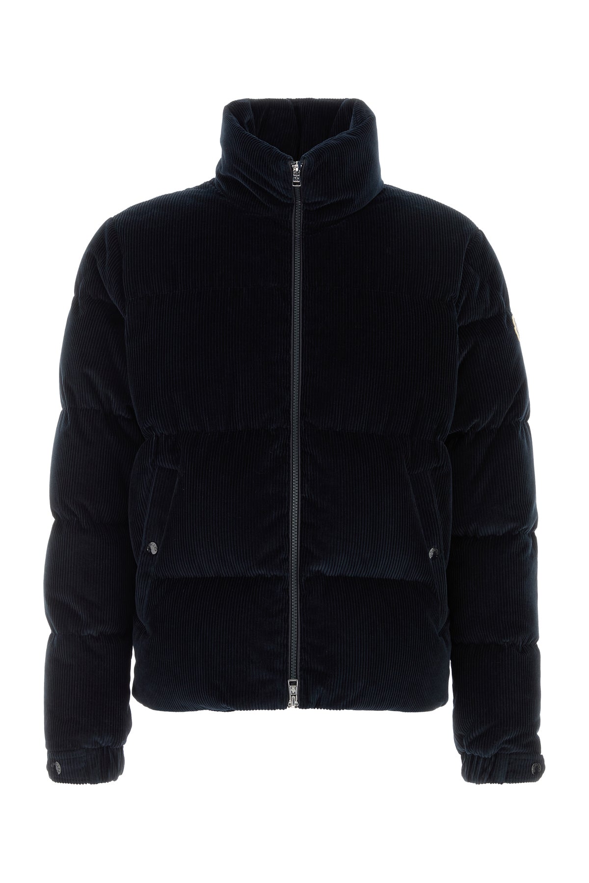 Moncler Men's Corduroy Esparron Jacket in Midnight Blue - front view