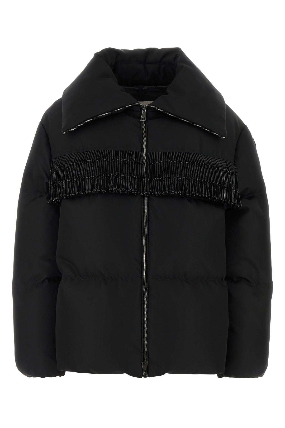 Moncler Women's Polyester Manchot Down Jacket in Black - view 1