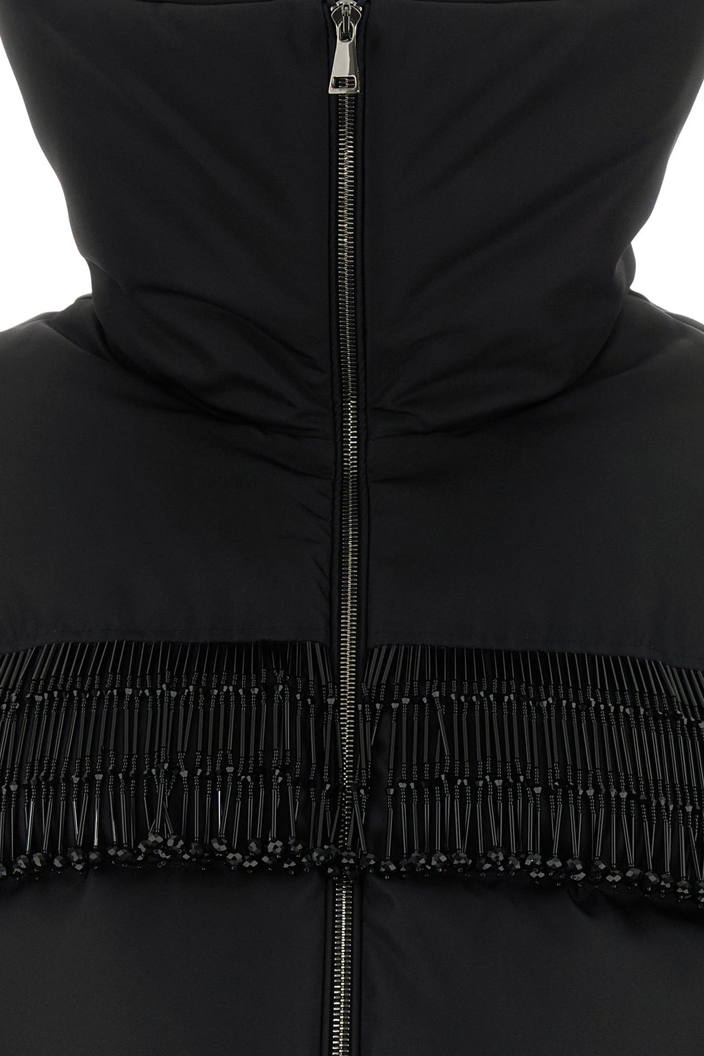 Moncler Women's Polyester Manchot Down Jacket in Black - view 3