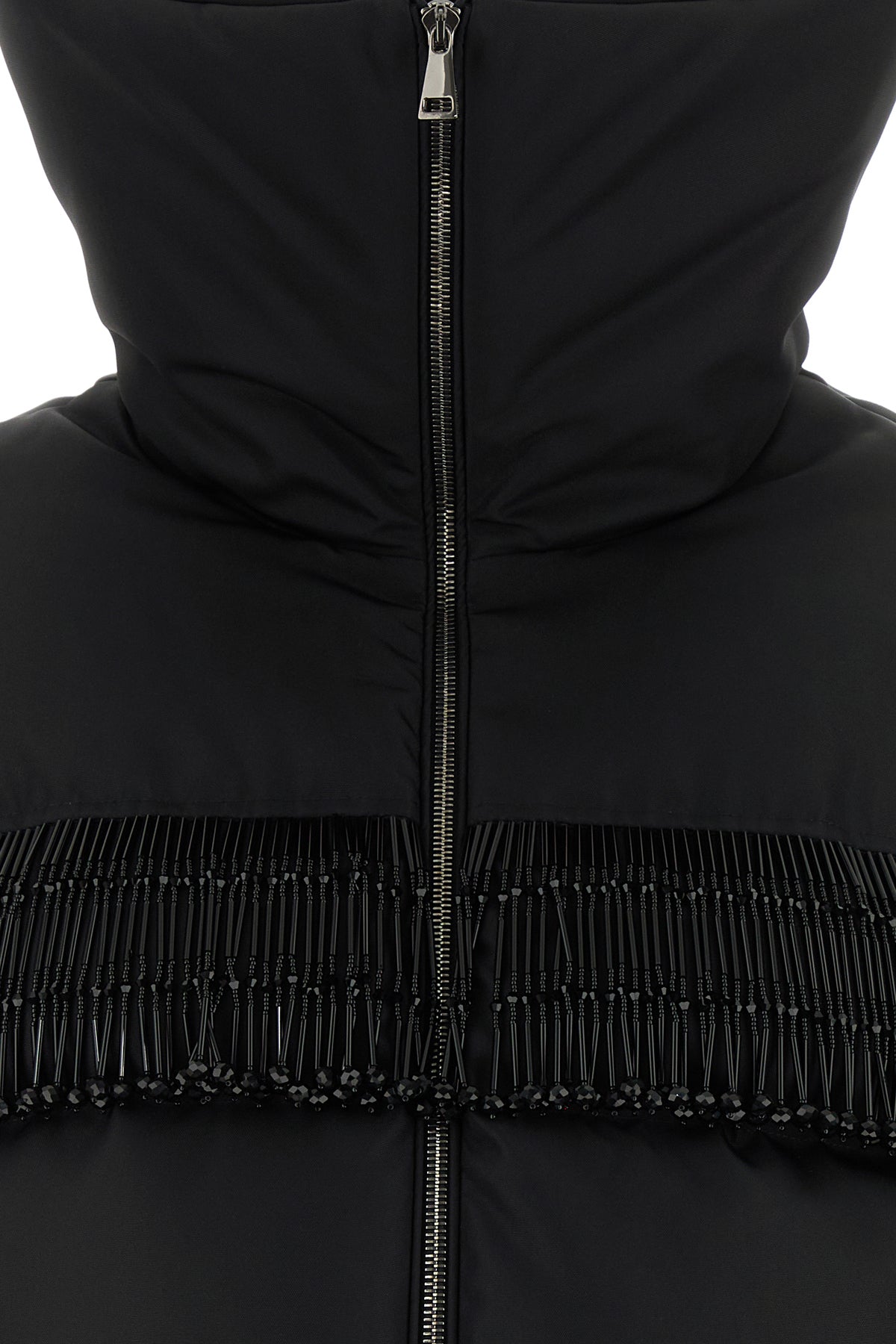 Moncler Women's Polyester Manchot Down Jacket in Black - view 3