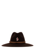 Moncler Grenoble Women's Felt Hat in Dark Brown - view 1