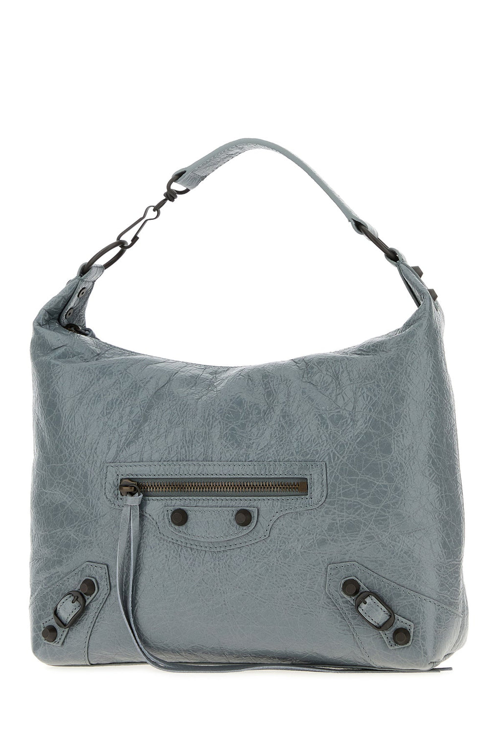 Balenciaga Women's Shoulder Bag in Cerulean Blue Leather - view 2