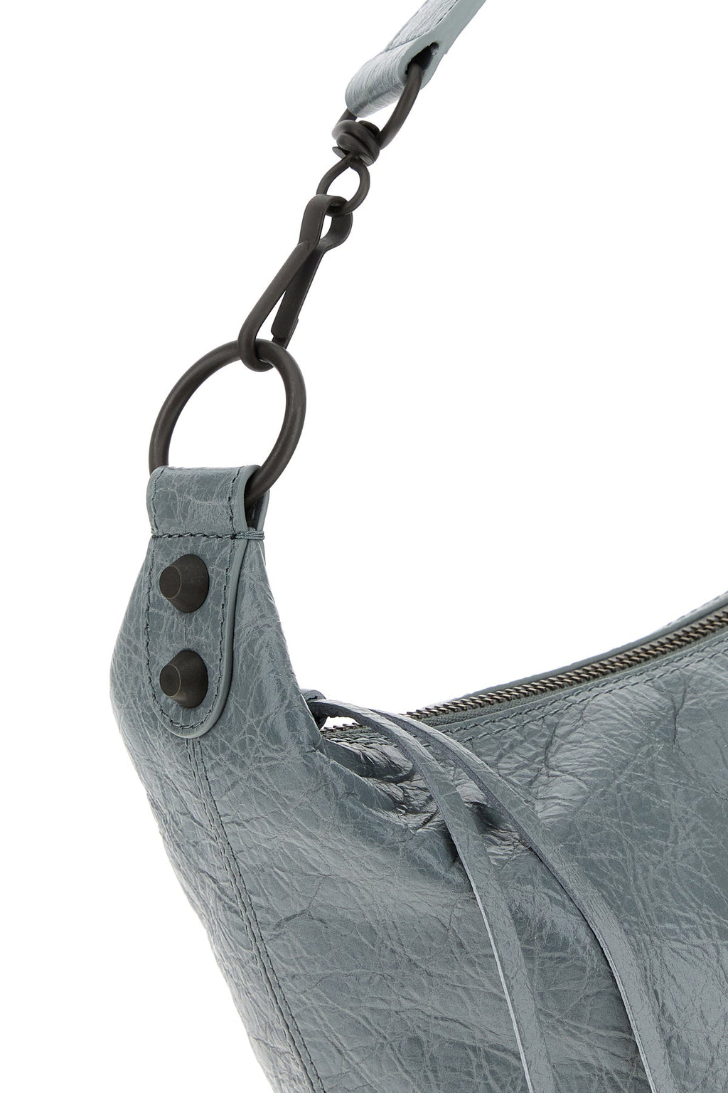 Balenciaga Women's Shoulder Bag in Cerulean Blue Leather - view 4