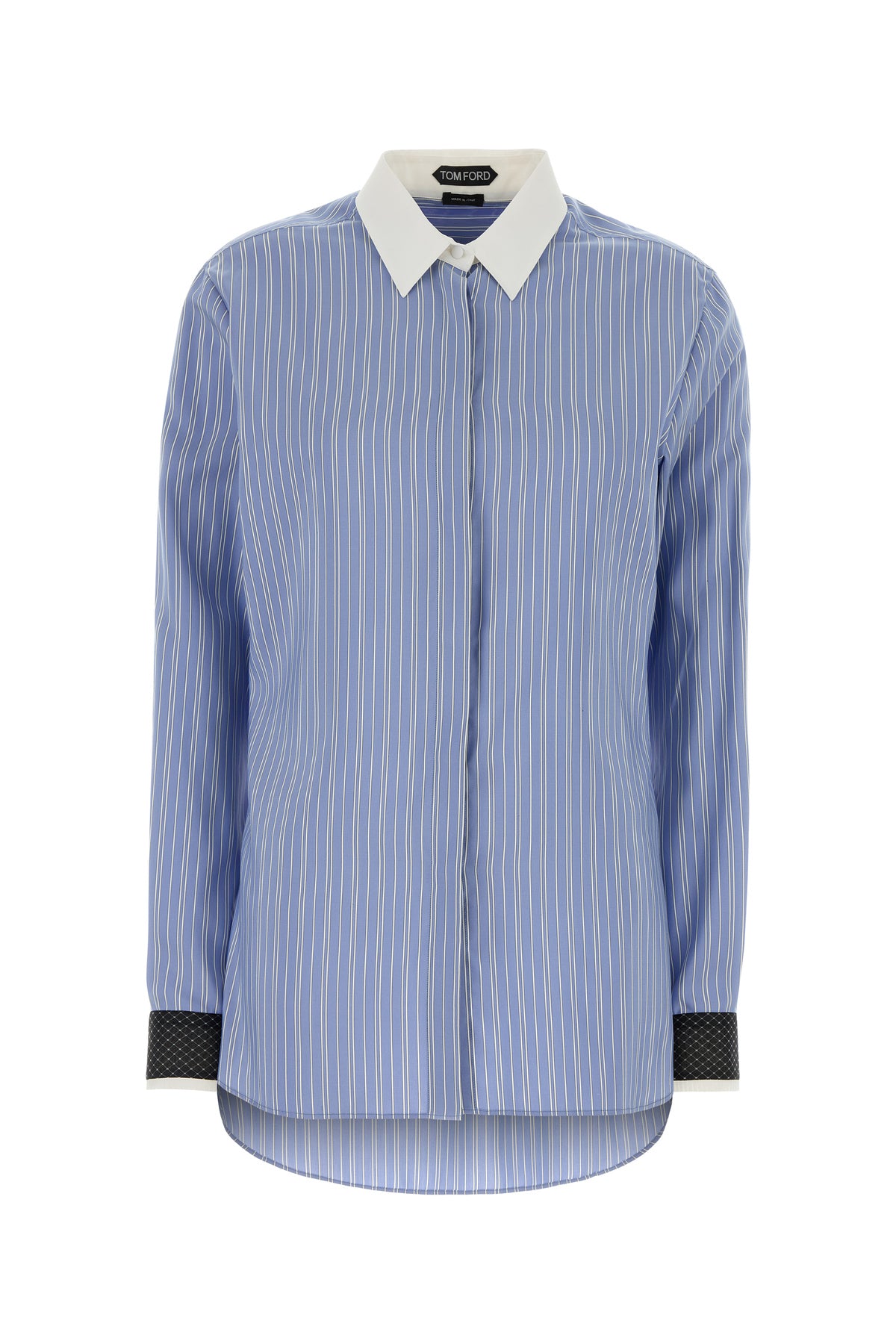 Tom Ford Women's Embroidered Silk Shirt in Multicolour - view 1