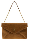 Saint Laurent Women's Shoulder Bag in Brown Calfskin - view 1