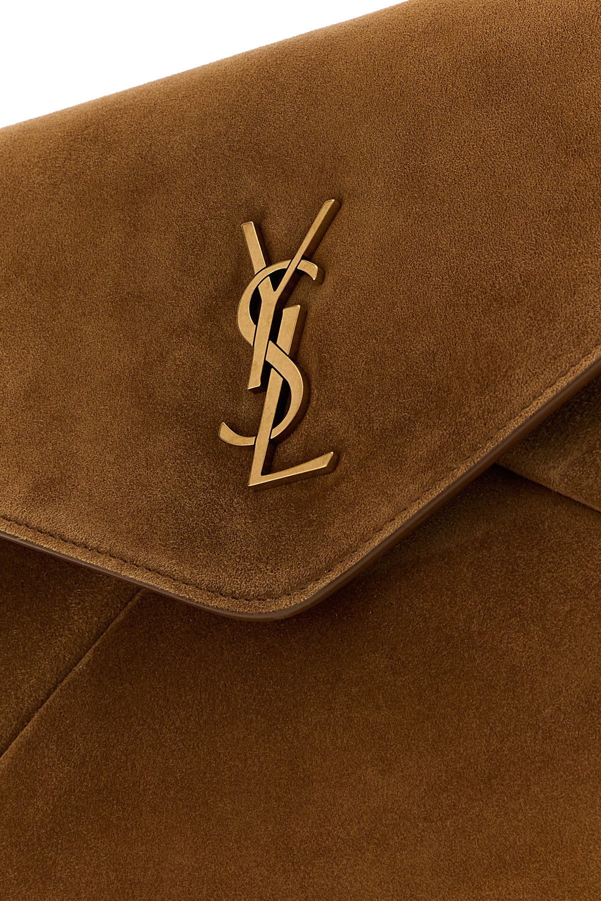 Saint Laurent Women's Shoulder Bag in Brown Calfskin - view 4