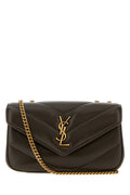 Saint Laurent Women's Loulou Shoulder Bag in Mud Lambskin - view 1