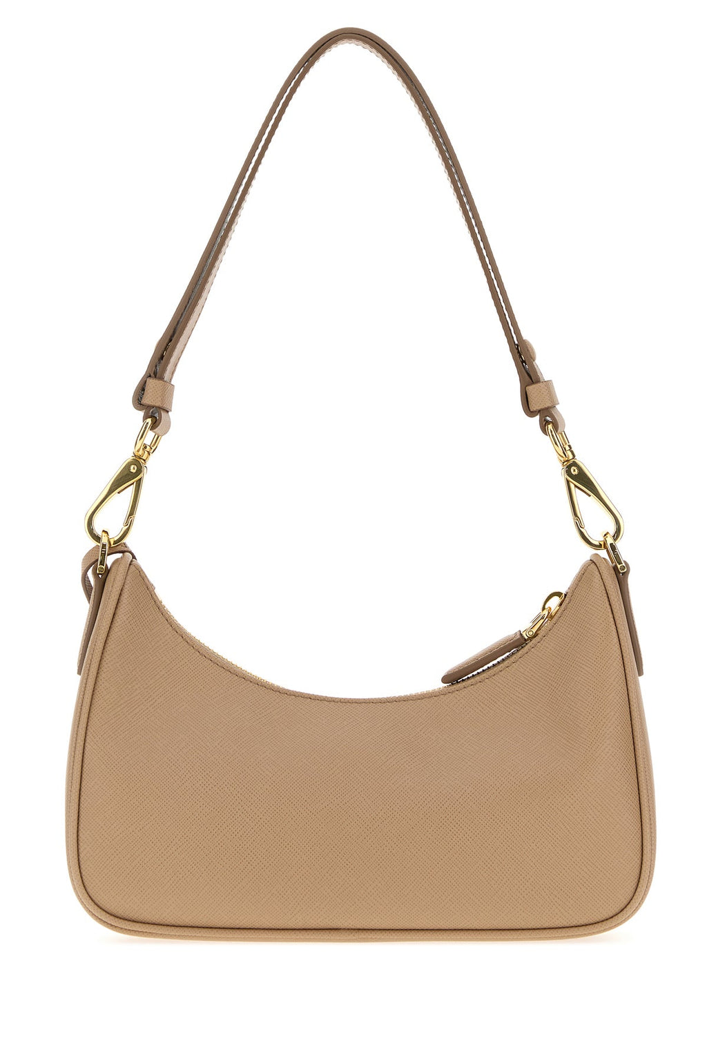 Prada Women's Re-Edition Shoulder Bag in Beige Leather - view 3