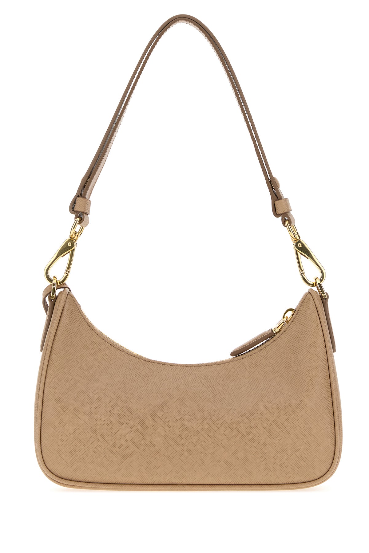 Prada Women's Re-Edition Shoulder Bag in Beige Leather - view 3