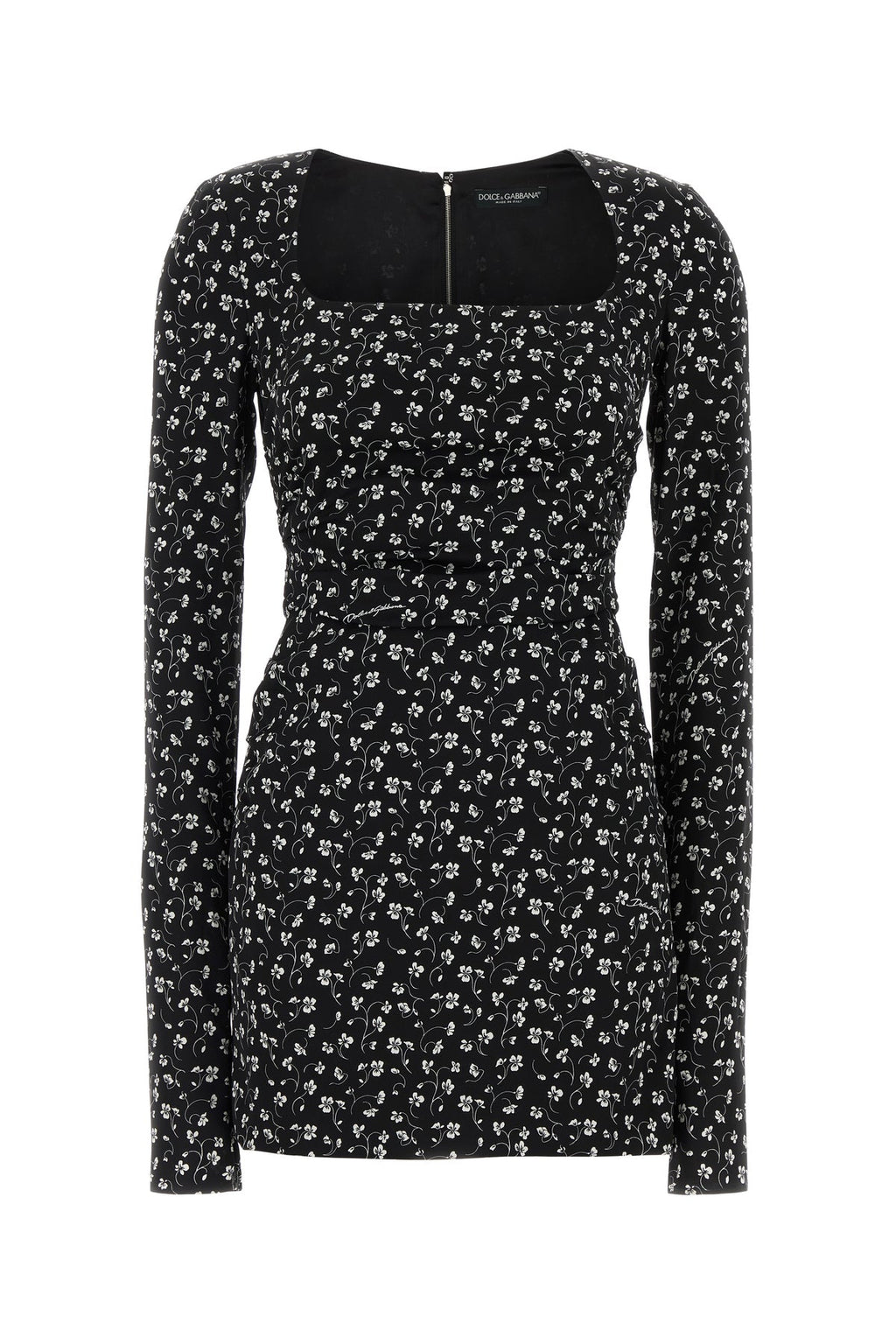 Dolce & Gabbana Women's Silk Mini Dress in Multicolour - view 1