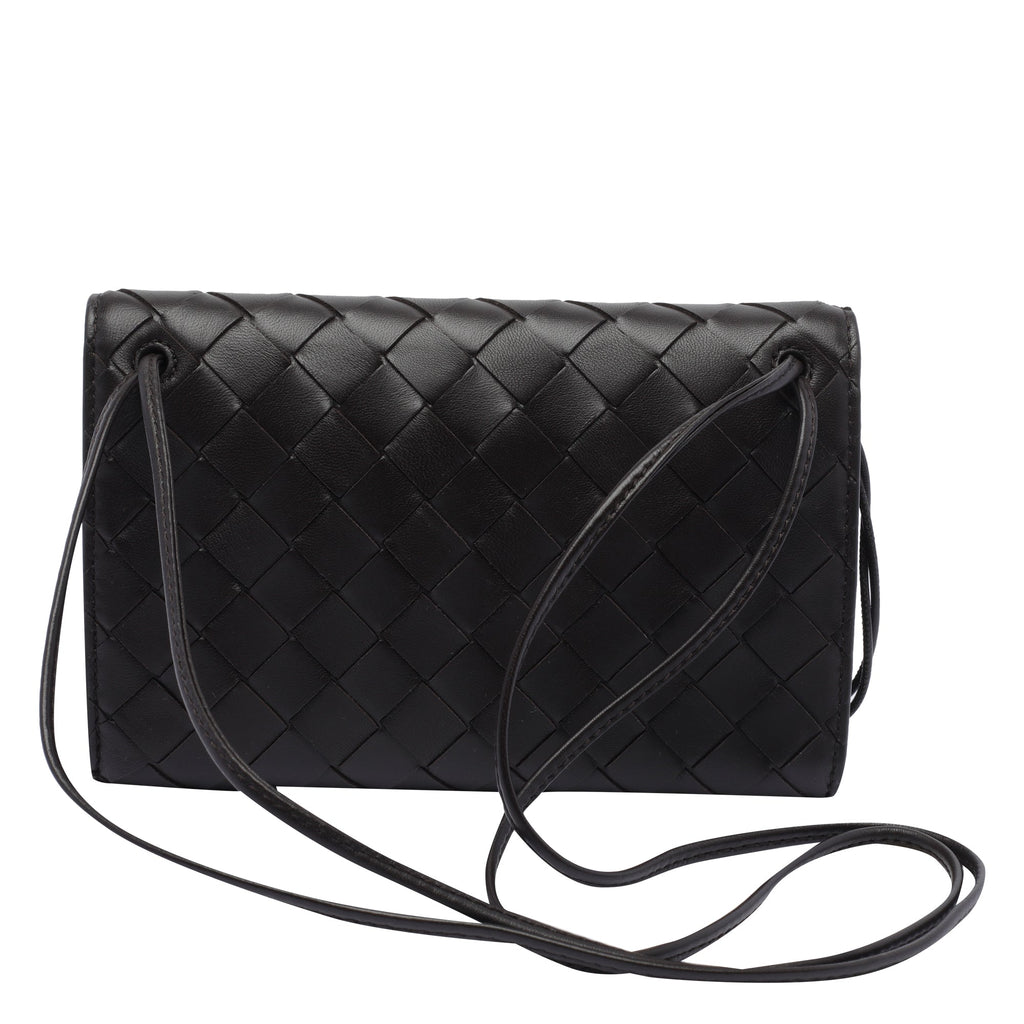 Bottega Veneta Women's Andiamo Pouch in Brown Leather - view 3