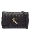 Bottega Veneta Women's Andiamo Pouch in Brown Leather - view 1