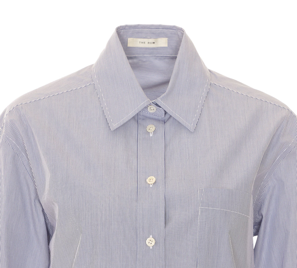 The Row Women's Gavina Shirt in Grey Cotton - view 4