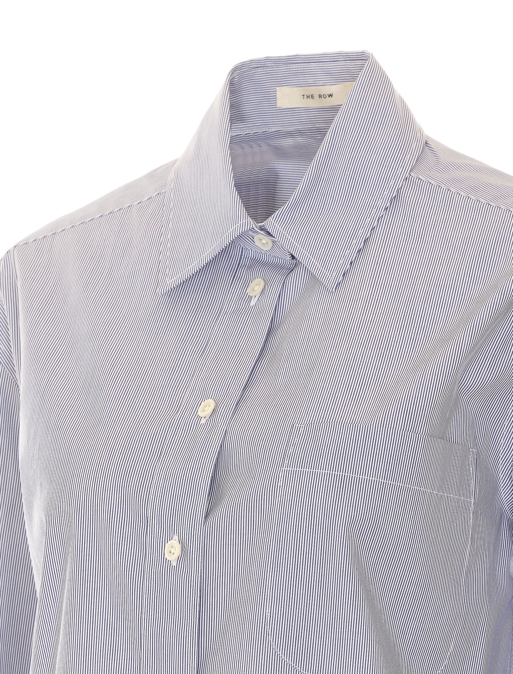 The Row Women's Gavina Shirt in Grey Cotton - view 3