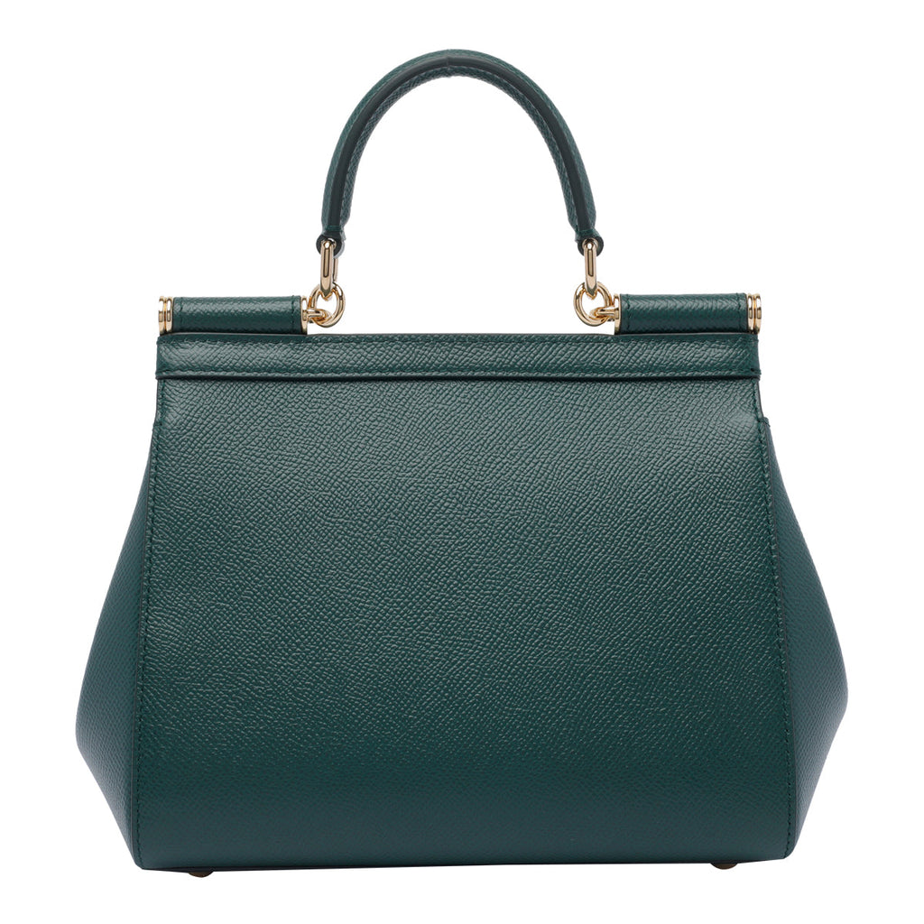 Dolce & Gabbana Women's Small Handbag in Green Leather - view 3