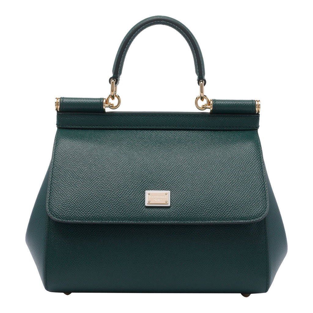 Dolce & Gabbana Women's Small Handbag in Green Leather - view 1