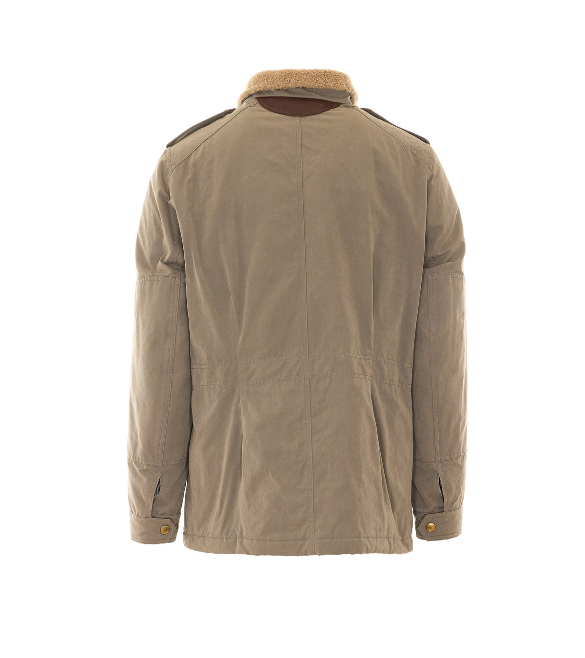 Brunello Cucinelli Men's Safari Jacket in Green Leather - view 2