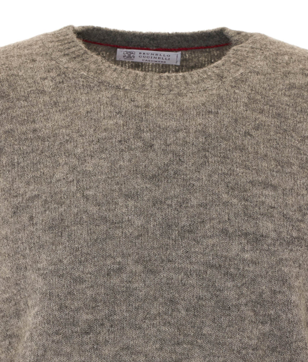 Brunello Cucinelli Men's Sweater in Grey Alpaca - view 4