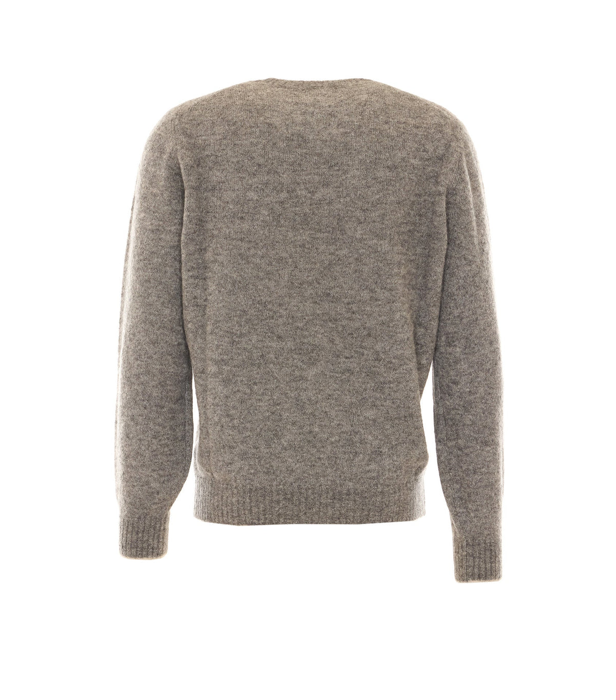 Brunello Cucinelli Men's Sweater in Grey Alpaca - view 2