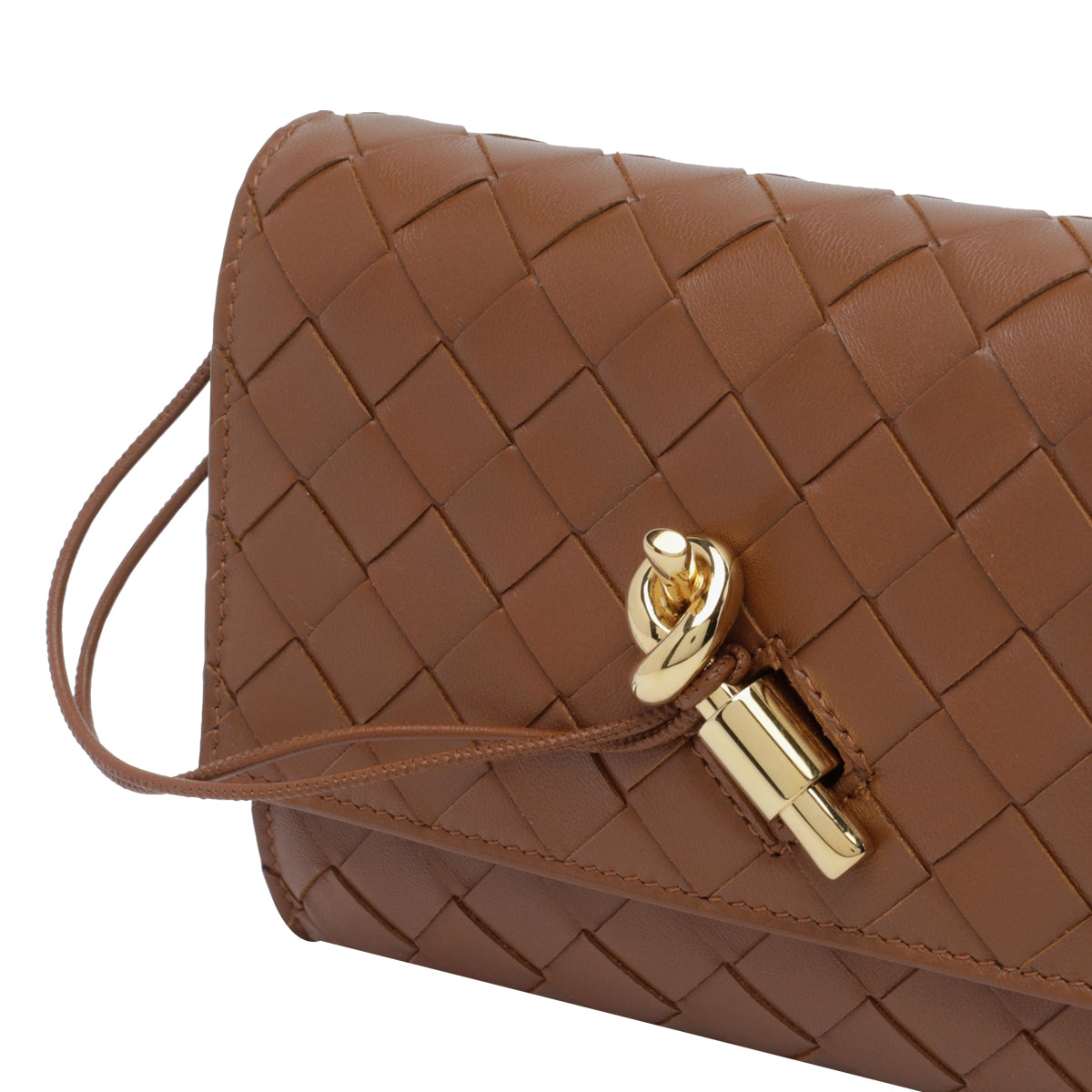 Bottega Veneta Women's Andiamo Pouch in Tannin Leather - view 2