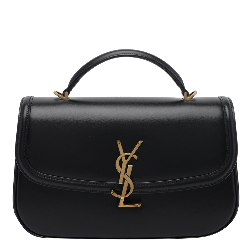 Saint Laurent Women's Solferino Handbag in Black Leather - view 1