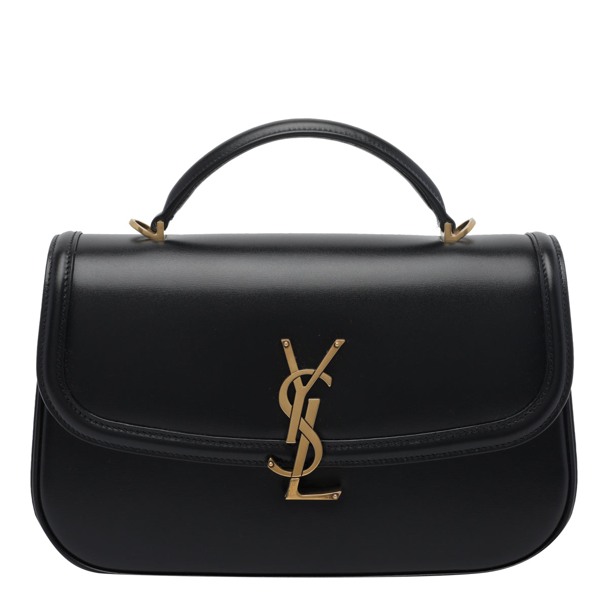 Saint Laurent Women's Solferino Handbag in Black Leather - view 1