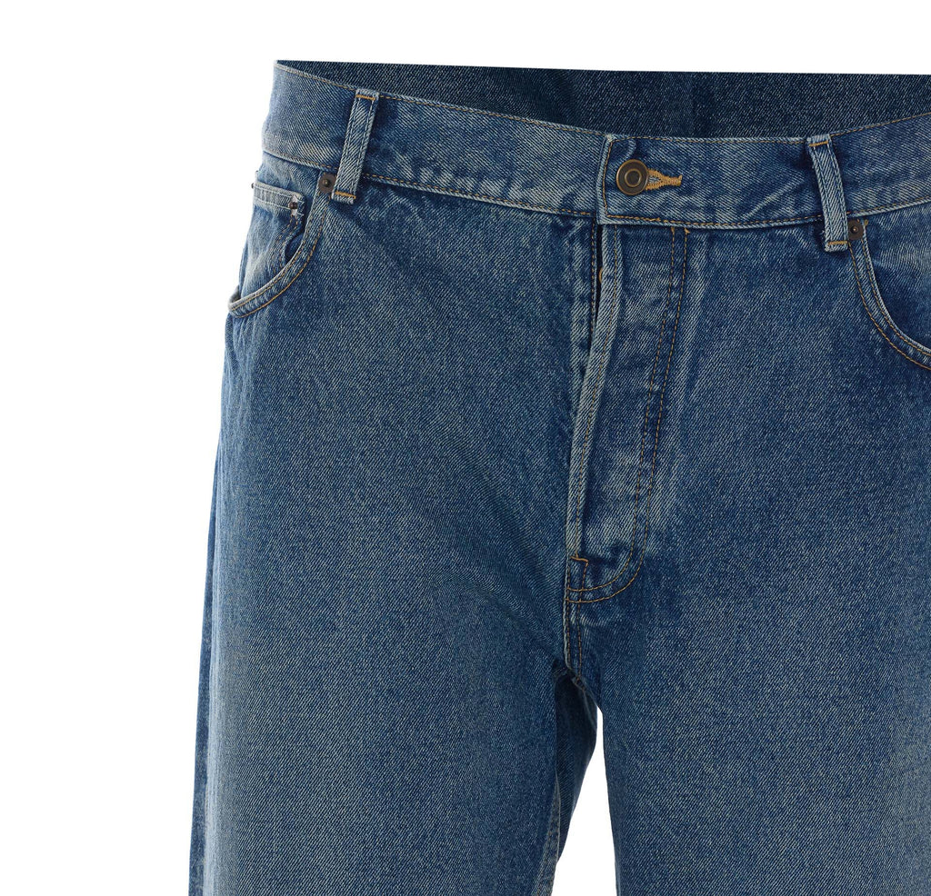 The Row Men's Moe Jeans in Denim Blue - view 7