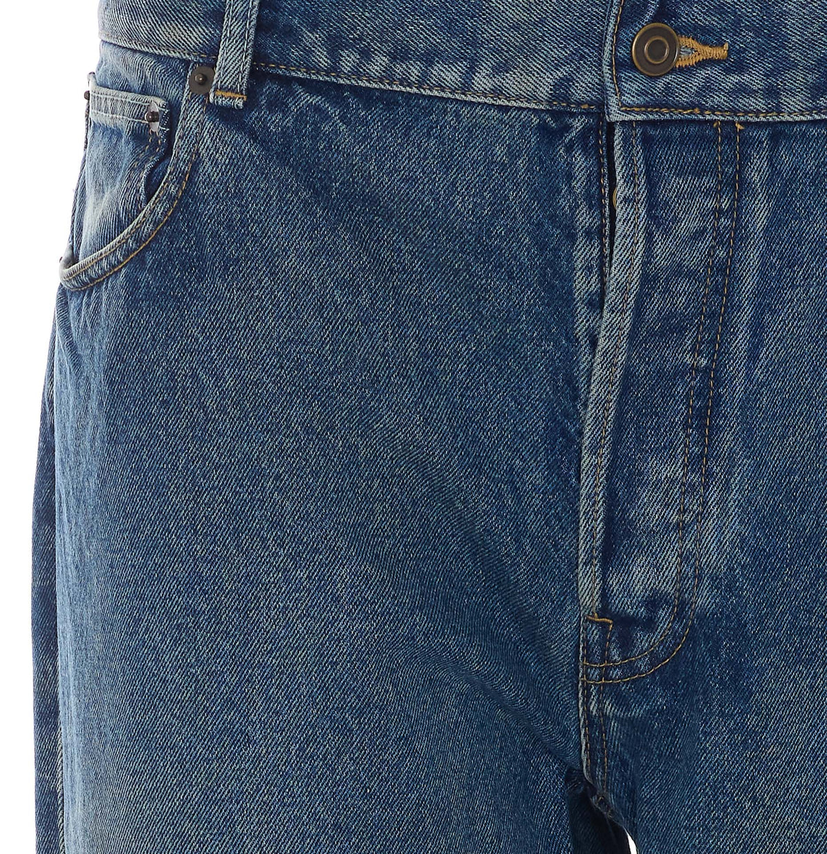 The Row Men's Moe Jeans in Denim Blue - view 4
